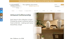 Desktop Screenshot of lightingandinteriors.co.uk